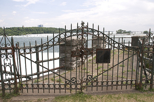 A fancy metal gate.