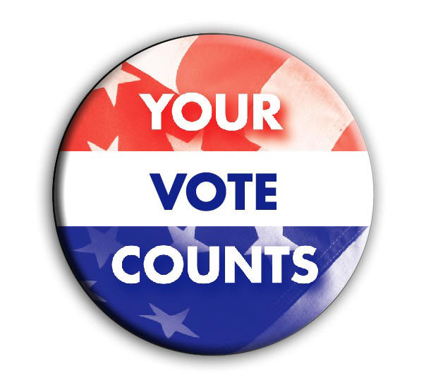 A button labeled "Your Vote Counts."