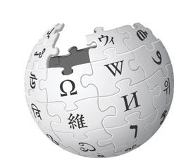 Wikipedia logo.